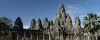 Celkový pohled na chrám Bayon, Angkor, Kambodža