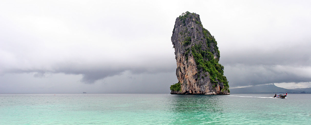 Záliv Phang Nga v jižním Thajsku